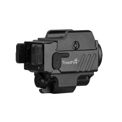TRUSTFIRE GM23L 850 LUMEN RAIL MOUNT TYPE-C RECHARGEABLE TACTICAL FLASHLIGHT WITH GREEN SIGHT LASER