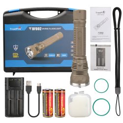 TrustFire DF002 Doomsday Underwater Diving Flashlight 3200 Lumens IPX8 Waterproof Diving Flashlight(GET 20% OFF AND A GIFT WITH YOUR PURCHASE)