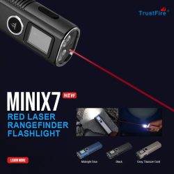 TrustFire MiniX7: Multi-function rangefinder flashlight(GET 20% OFF AND A GIFT WITH YOUR PURCHASE)