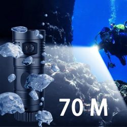 Trustfire DF90 Dive Light - 15000LM Bright Scuba Diving Flashlight, 70M Underwater Torch for Deep Sea Cave Diving and Underwater Photography(GET 20% OFF AND A GIFT WITH YOUR PURCHASE)