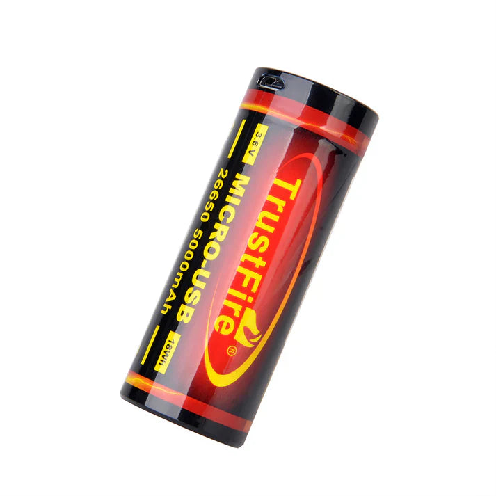TrustFire 26650 Type-C Rechargeable Battery 5000mAh