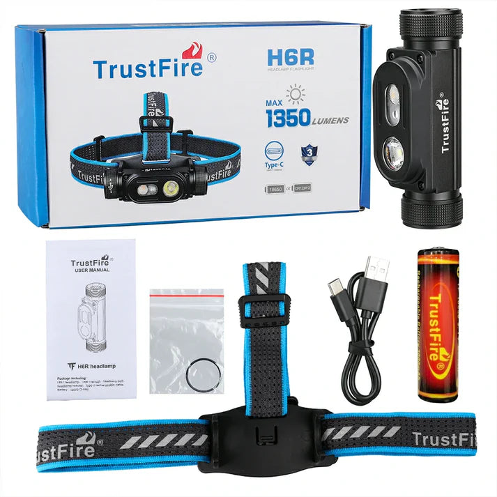 TrustFire H6R Rechargeable Headlamp 1350 Lumens(PURCHASE TO GET 20% OFF)