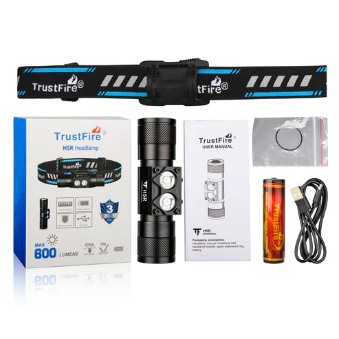 TrustFire H5R Rechargeable Headlamp 600 Lumens(PURCHASE TO GET 20% OFF)