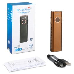 TrustFire MINIX3 EDC Multi-Function Flashlight Available with white light, flood light, green laser, and UV or red light options(GET 20% OFF AND A GIFT WITH YOUR PURCHASE)