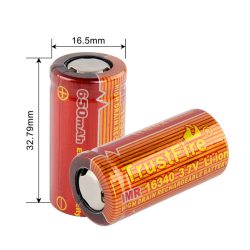 TF IMR 16340 650mAh Li-ion Battery (Not for MC1)