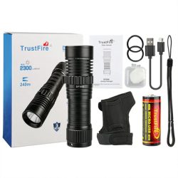 TrustFire DF006 Submersible Flashlight 2300 Lumens Underwater Activities Strong Light Illumination Light Maximum Depth 100m(PURCHASE TO GET 20% OFF)